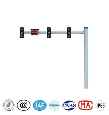 L型矩形方管信号灯杆