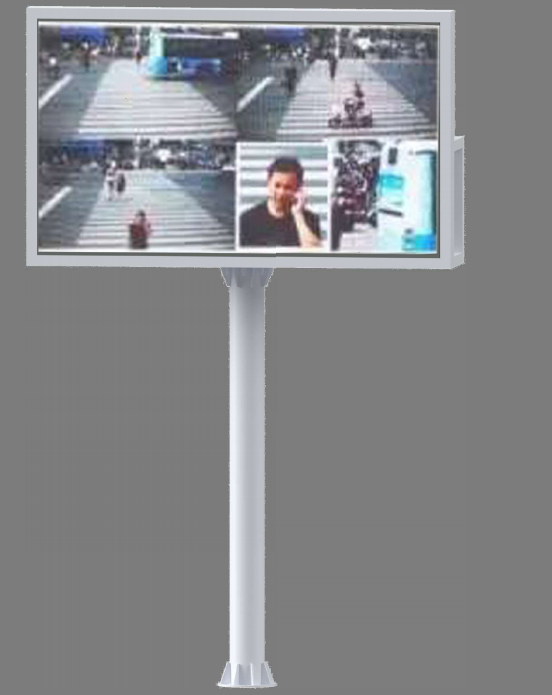 单立柱式显示屏杆